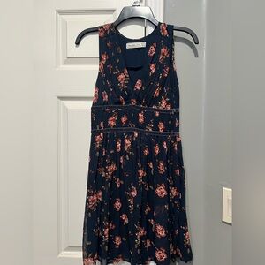 Abercrombie & Fitch Navy and Pink Floral Kids Dress